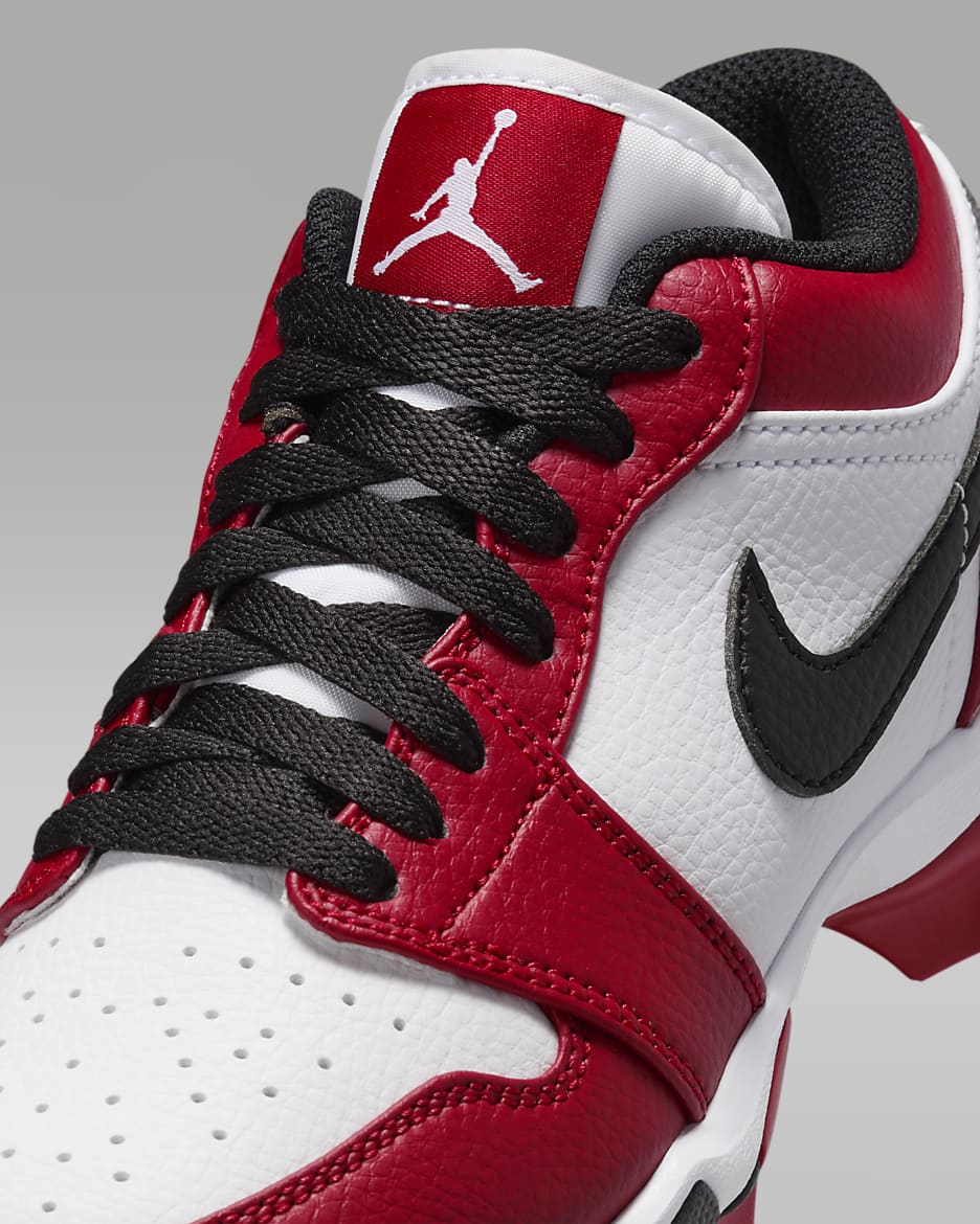 Jordan 1 Low Little Big Kids Cleats. Nike